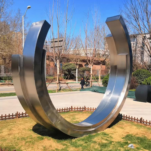 抽象不銹鋼雕塑